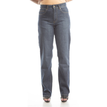 Zeme Organics Denim Sand Blast Relaxed Fit Jeans - For Women